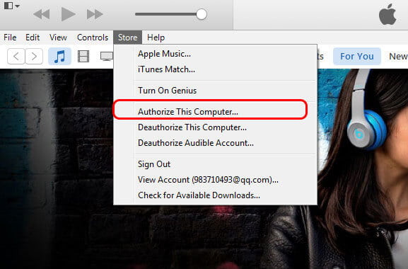 How to authorize a new mac for itunes