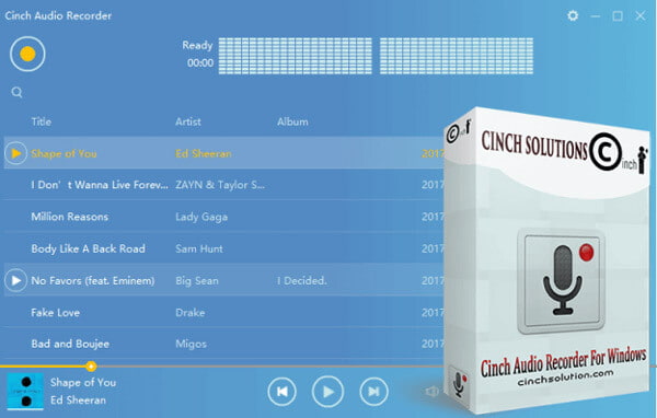cinch audio recorder serial number