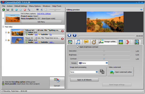 automatic video playback after vso convertxtodvd burning