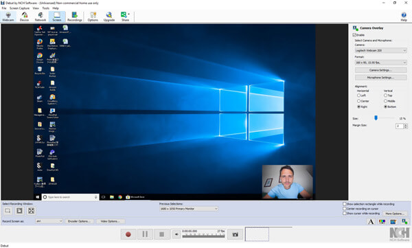 debut video capture software windows 8