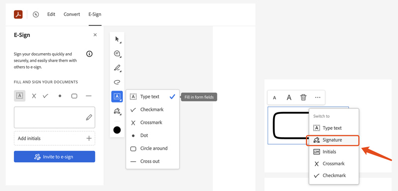 Adobe Acrobat Add Signature