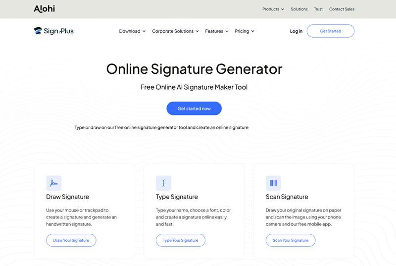 Sign Plus Online Signature Generator