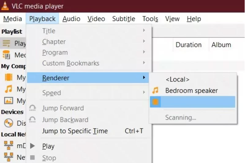 Stream Video from Computer to TV VLC