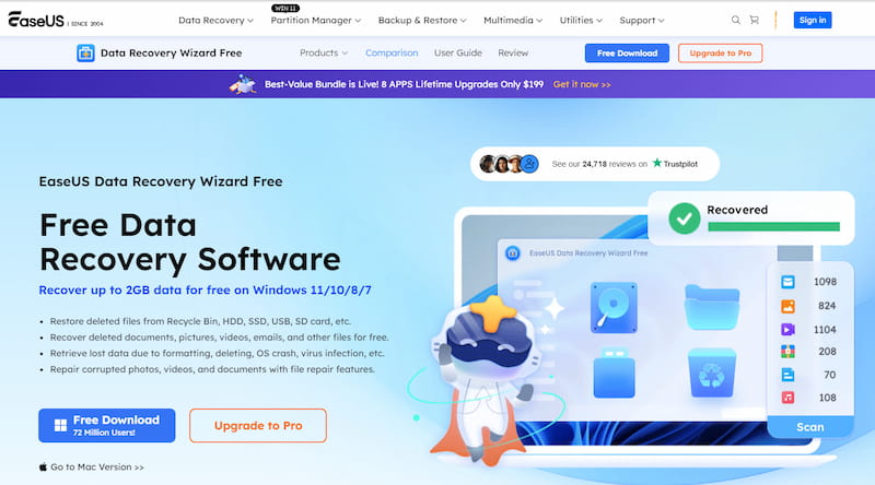 [2025] Top 5 Free Data Recovery Software for SSD