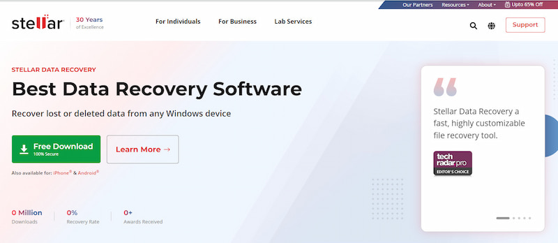 Stellar Free Data Recovery Software for SSD