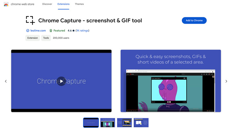 GIF Recorder Capture Chrome Extension