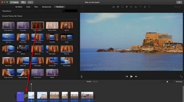 video transitions for imovie