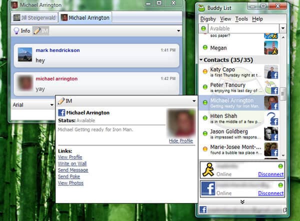 best icq app for aol and facebook messenger
