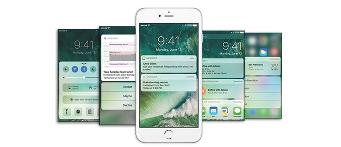 iOS 10 New Lock Screen