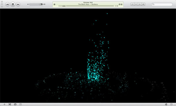 music player with visualizer mac