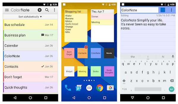 quick notes app for android
