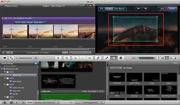 free video editing software mac 2012