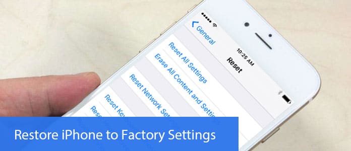 set iphone to factory settings
