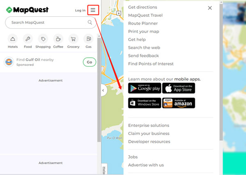 Access And Download Mapquest App 