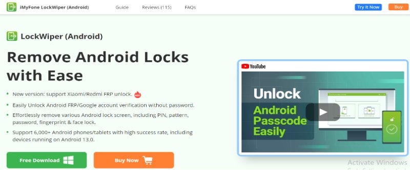 Imyfone Lockwiper Android