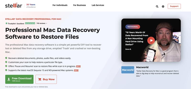 Stellar Data Recovery Mac Professional