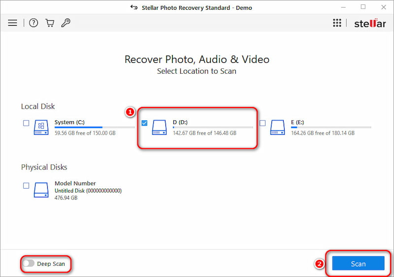 Scan Stellar Photo Recovery