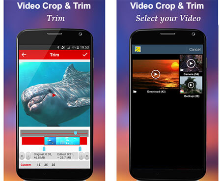 how to crop a video samsung