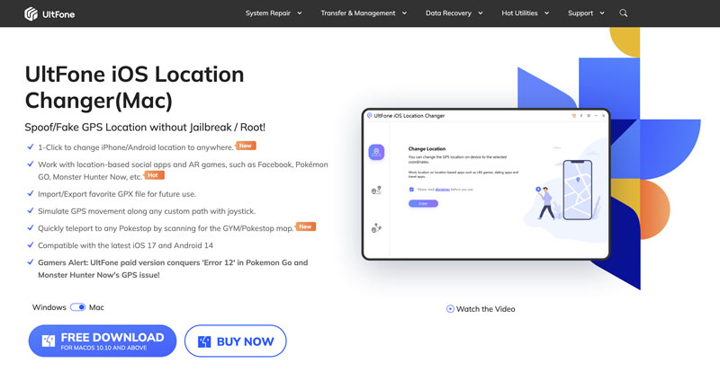 What Is Ultfone ios Location Changer