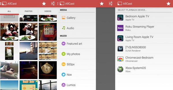 AllCast Android-видео плеер