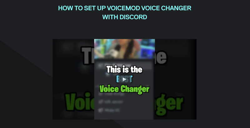 Set Up Voicemod with Discord