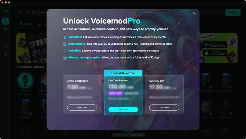 Unlock Voicemod Procy