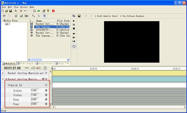 wax video editing software free