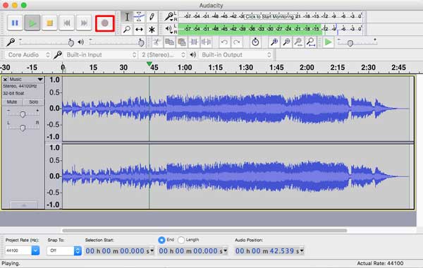 record audio from mac on audacity