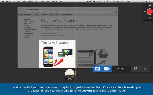 snagit mac record video with only output audio