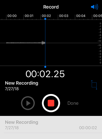 recording lectures on iphone