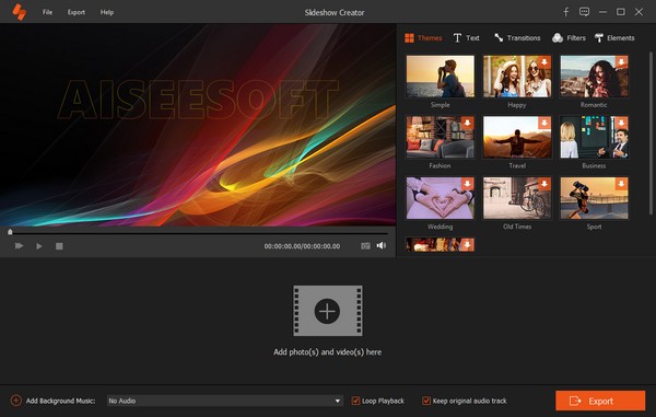 Aiseesoft Slideshow Creator 1.0.60 for android instal