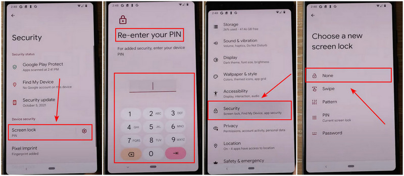 Other Android Devices Erase Lock Screen