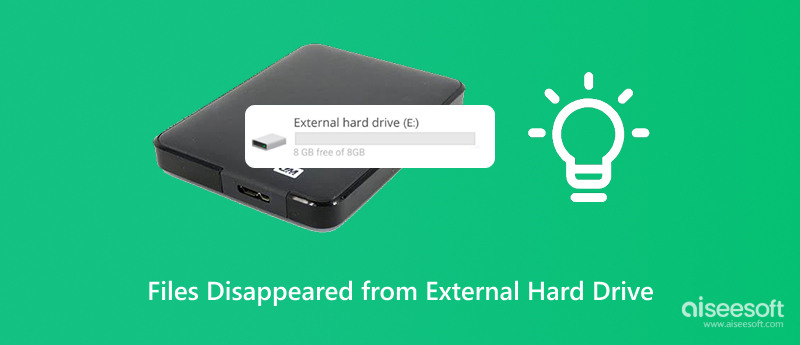 Files Disappeared From External Hard Drive