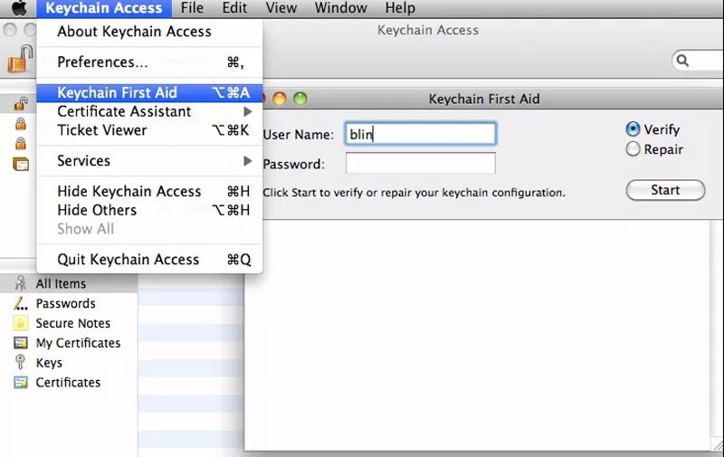 forgot keychain password mac