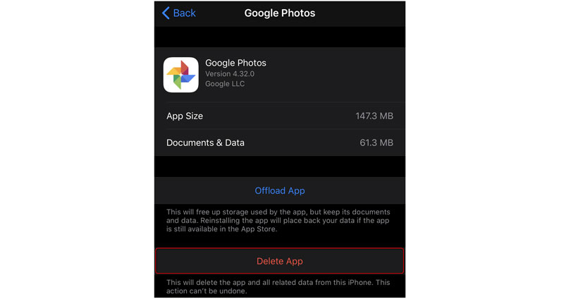 google photos backup stalled