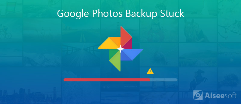 google photos backup stuck