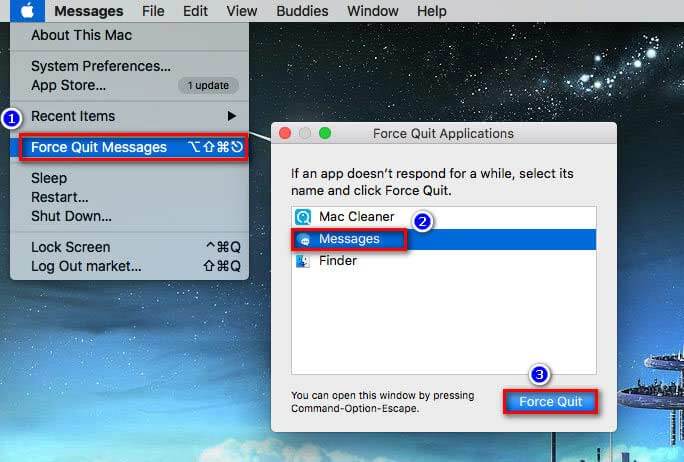 how to not receive messages on mac