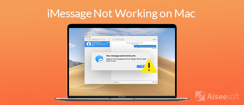 imessage on mac not working with text message