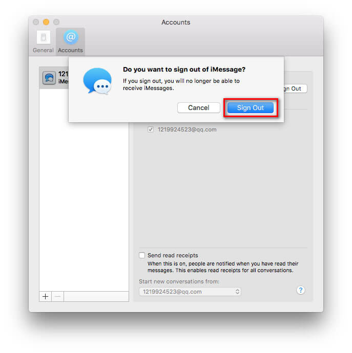 mac imessage not sending imessage sms is fine