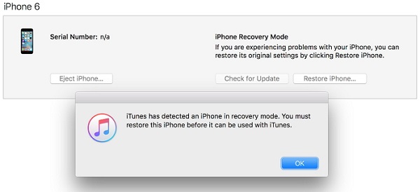 apple iphone recovery mode
