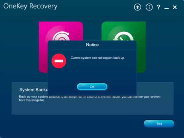 hp recovery disc creator failed to find data files