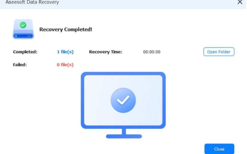 Check Recovery Success