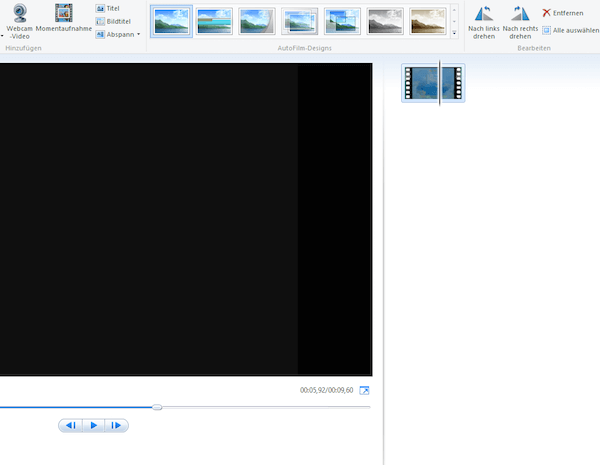 download windows movie maker fade to black