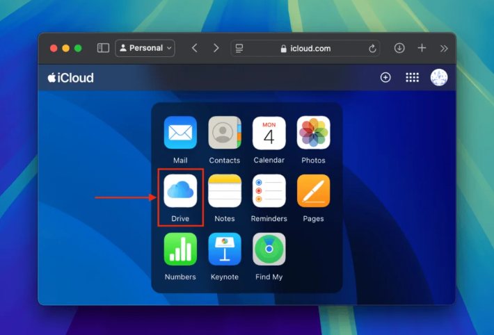 Drive in Icloud