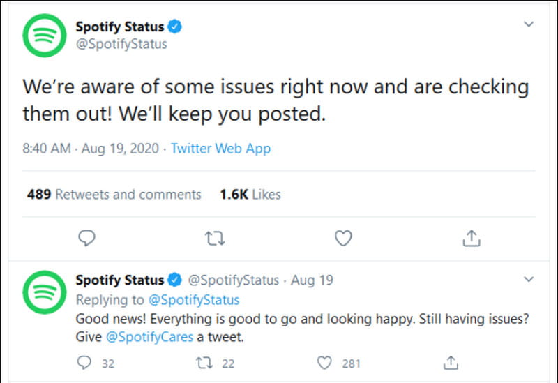 Spotify Status Postify Not Working