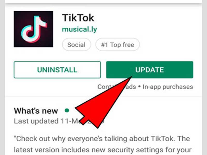 Update TikTok App