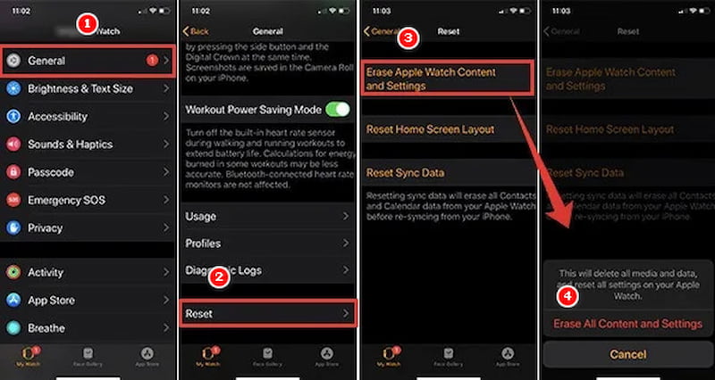 Reset Apple Watch with Your iPhone