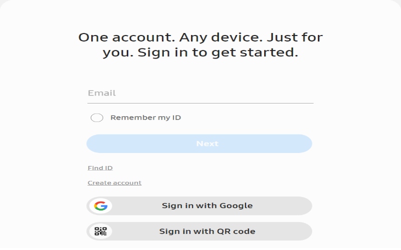 Sign in Account