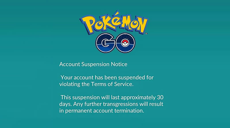 Pokemon Go Soft Ban 30 Days