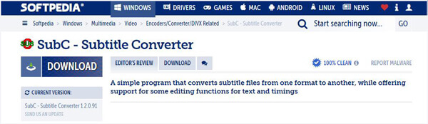 subtitle converter software free download